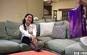 Hot lesbian Jayden Cole fucked girlfriend Vicki Chase hard with big dildo