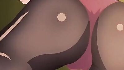 Watch as horny anime MILF gets her big ass pounded hard by her teacher in the Metro