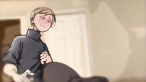 USES HER MOUTH AS HE PLEASES!! ANIMATION BY : LEWDFROGGO