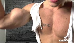 handsome muscle boy martin gajda gets handob huge dick