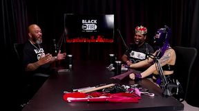 MADAME AGATHA E JEFF NEG&Atilde_O (REI DAS ENTREVISTAS) NO BLACK ON FIRE COM SR. BLACK - COMPLETO (WATCH ON: SHEER/RED)