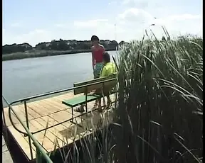 German slut gets a hard fuck at the lake