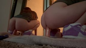 Horny Italian Milf Artemisia Love Hot Solo Anal stretching Masturbation Session with Dildo