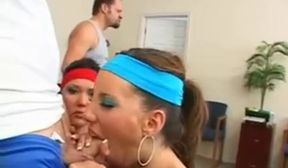 Gym orgy