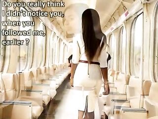 This babe's got a ticket to ride - part two - AI Illustrated leather porn fantasy