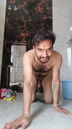 Desi *** Enjoy Washing Stepfather Underwear and Enjoy Masterbation