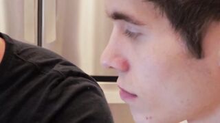 Petite trans Aubrey Kate finger and fuck the ass of cute Aubrey Kate