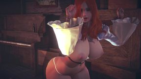 [LEAGUE OF LEGENDS] Miss Fortune tied up at the bar (3D PORN 60 FPS)