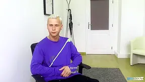 Blonde Twink Bent Over Desktop Takes Rough Unprotected Ride – GayPorn69