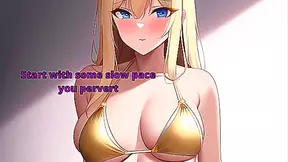 Hentai JOI - Can You Last 10 Minutes? (Femdom) [Stroke to the beat]