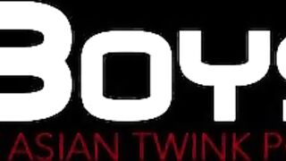 Muscular top Rikiya gets blond Harus ass all to himself for barebacking