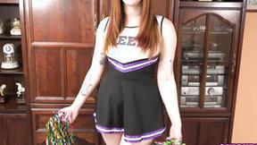 ”ChickPass - Cheerleader Hannah practices her oral skills”