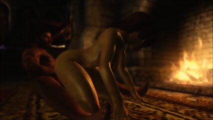 Wow! Lucky man with monster dick fucking Lustful girl in the penetration