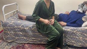 I was caught by my son while playing with my daughter-in-law