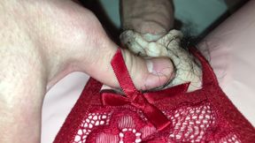 Close up fucking a lovedoll - Watch his cock throbs as he fill up a condom inside her pussy