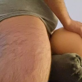 My stepmom visited me just to get fucked doggystyle and then cum inside her tight pussy