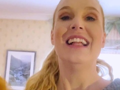 Anal fucking a redheaded amateur slutty MILF in the barn