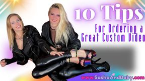 Ten Tips for Ordering an Amazing Custom Video - How to be a great Buyer and get great results - Free Video