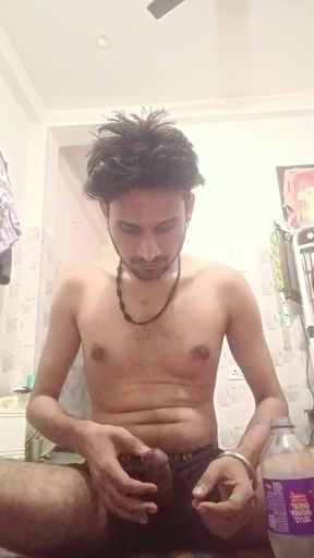 The Indian boy's hard and thick penis must have been seen for the first time