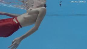 ”Tiny skinny pornstar Hermione Ganger in the pool”