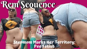 Stepmom Marks Her Territory Pee Fetish with Big Ass MILF Rem Sequence