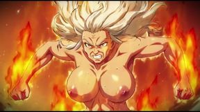 Ai Made Anime Scenes with Topless Women