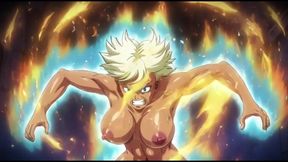 Ai Made Anime Scenes with Topless Women