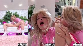 shy nicole nichols gets fucked in the throat & pussy by bryan gozzling