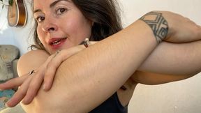 drear about hairy arms aV