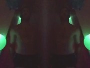 Stripping to a cum filled poem