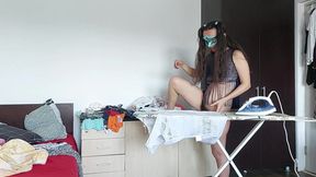 Buceta morena sensual &mdash;  bunda volumosa  Latina quente &mdash;  pele lisa &mdash;  seios cheios e mamilos grossos