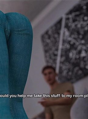 My Bimbo Dream - Busty Latina Fingers Herself Thinking About My Stepmom's Fake Tits