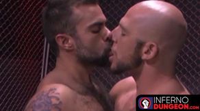 InfernoDungeon.com - Post-wrestling fist fucking and jerking off session with hunks