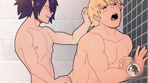 Tamaki x Mirio Gym Bathroom Lovemaking (MHA)[Queer Anime Manga porn PH version]