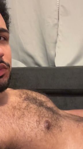 Releasing Two Big Loads From My Hairy Cock and Full Balls After 33 Days No Nut   Clip 1