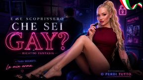 E Se Scoprissero Che Sei Gay? Ricatto Fantasia ITA -Mistress italiana JOI - Ricattato fantasia -femdom pov - rendimi bisessuale - addestramento frocio