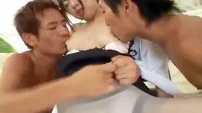 Yuri Sato’s Wild Threesome – Steamy JAV Passion Unleashed Part 5