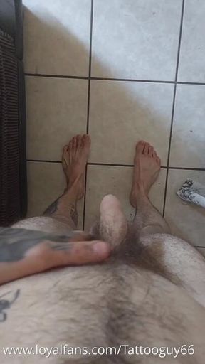 Soft cock and feet