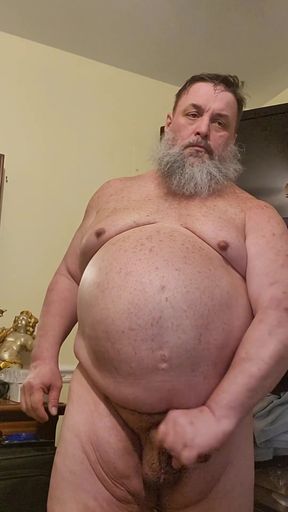 Big Bear Bates His Big Cock on a Sunday