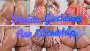 Divine Goddess Ass Worship- Femdom Goddess Rosie Reed Mesmerizing Shiny Ass Worship- 1080p HD