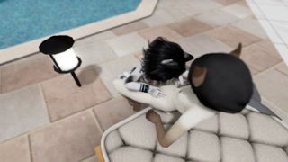 POOLSIDE FUCKING - SECOND LIFE YIFF (M)(F)