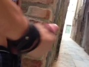 Cumshot in Venice