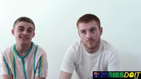 Redhead Aussie Kane Thrusts Bare Into Dillons Willing Gay Asshole