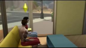 Sims having sex on the couch