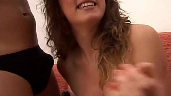 Italian GF gives sloppy blowjob to cocky local