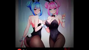 Hentai Step-Sisters Mika & Maki Dominate With Dirty Talk & Farting JOI BDSM Fun