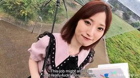 Misaki: Asian Teen Sucks Cock