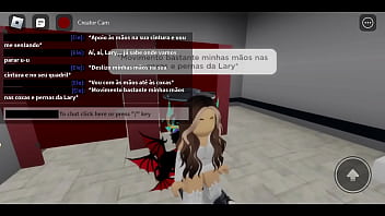 Provando o p&eacute_ grande da Lary - Roblox Brookhaven