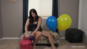 Inflate 15 Helium Balloons With Tank - Kylie Jacobs - MP4 4K HD