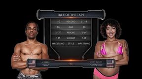 daisy ducati vs aj fresh mixed wrestling